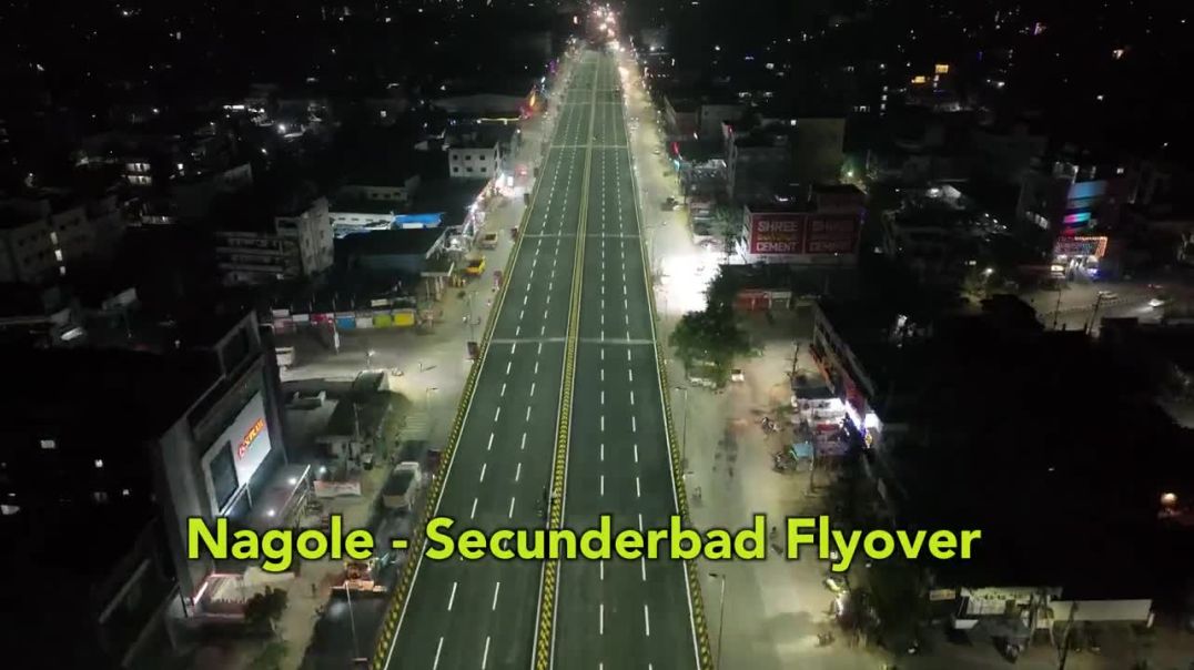 Nagole to secunderabad flyover over look